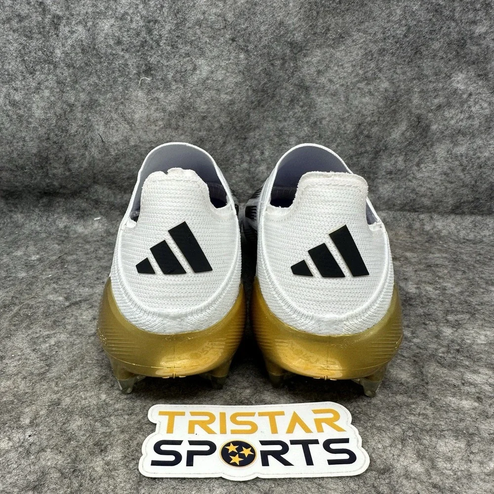 Adidas Adizero F50 Elite LL FG Soccer Cleats Mens Sz 12 White Gold Road To Glory